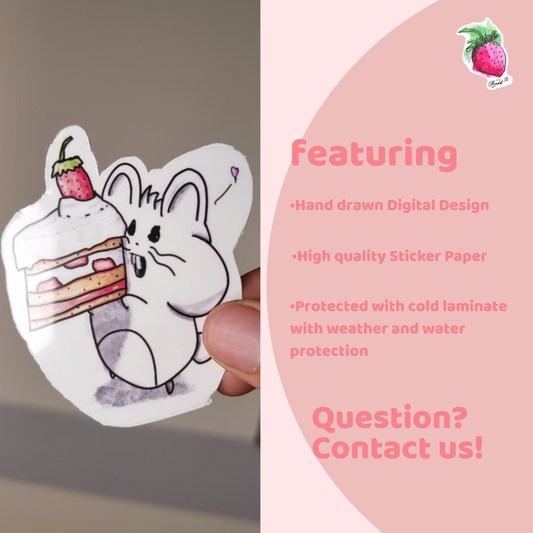 Loosy Lucy with a Strawberry Shortcake